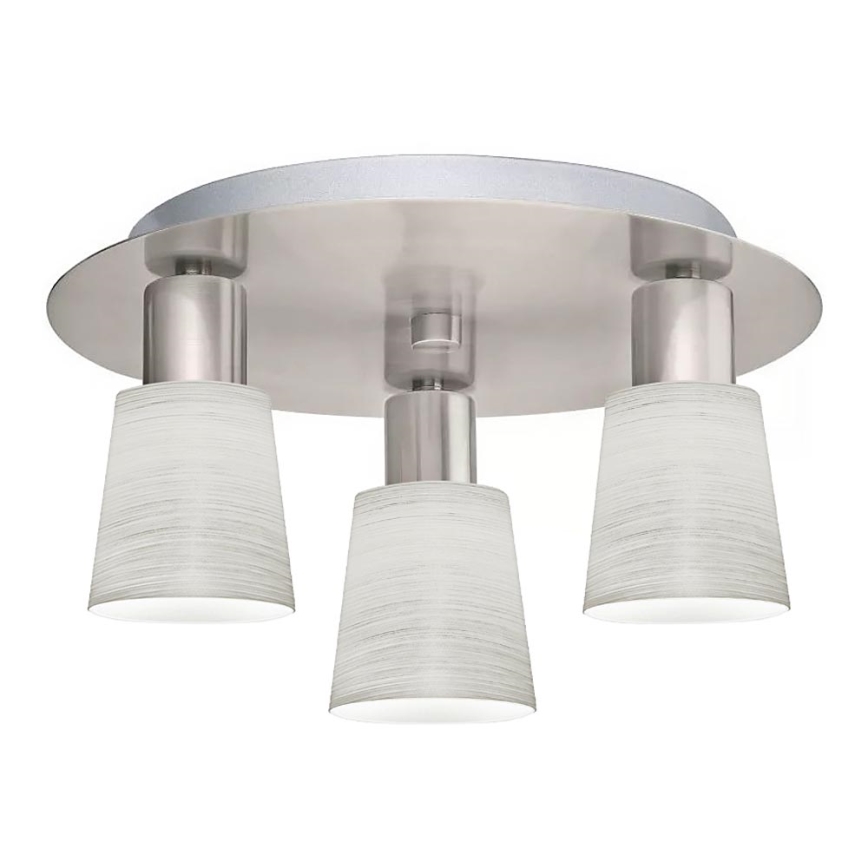 Eglo - LED Plafonjera MY CHOICE 3xE14/4W/230V krom/kremasta