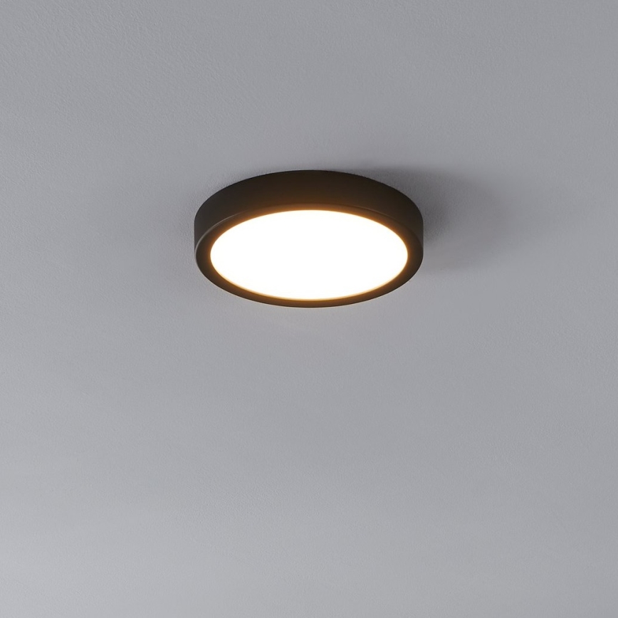 Eglo - LED Plafonjera sa senzorom LED/17W/230V 3000K crno