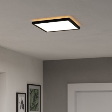 Eglo - LED Plafonjera za kupatilo LED/13,4W/230V 2700/4000/6500K 29x29 cm IP44 crno