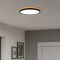 Eglo - LED Plafonjera za kupatilo LED/13,9W/230V 2700/4000/6500K pr. 30 cm IP44 crno