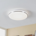 Eglo - LED Plafonjera za kupatilo LED/15,6W/230V IP44 krom
