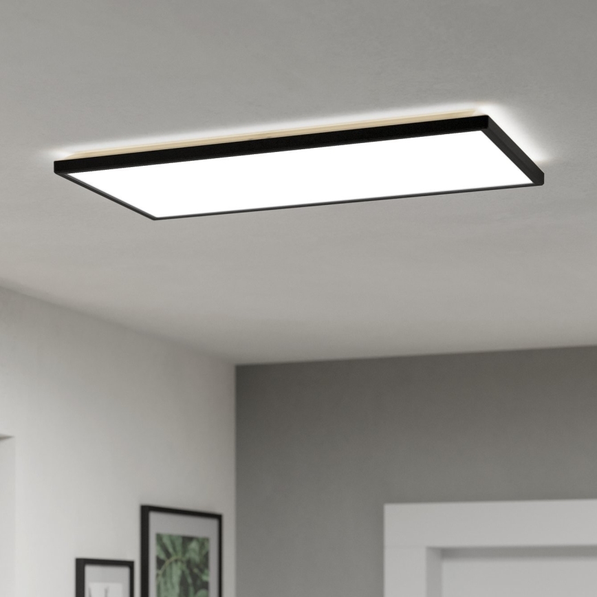Eglo - LED Plafonjera za kupatilo LED/17,2W/230V 2700/4000/6500K 30x57 cm IP44 crno