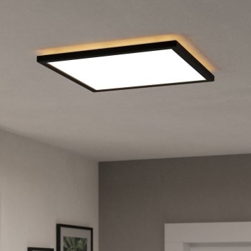 Eglo - LED Plafonjera za kupatilo LED/17,6W/230V 2700/4000/6500K 39x39 cm IP44 crno