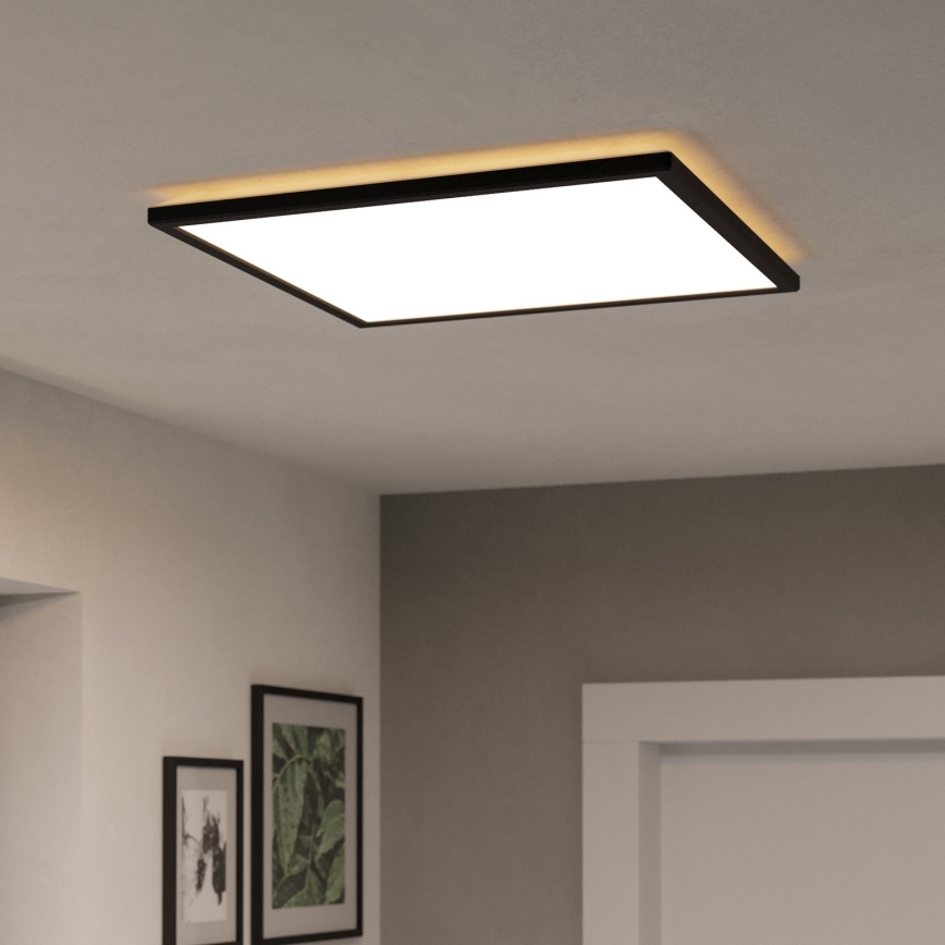 Eglo - LED Plafonjera za kupatilo LED/17W/230V 2700/4000/6500K 50x50 cm IP44 crno