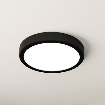 Eglo - LED Plafonjera za kupatilo LED/17W/230V crno IP44