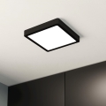 Eglo - LED Plafonjera za kupatilo LED/17W/230V IP44 crno