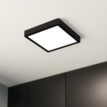 Eglo - LED Plafonjera za kupatilo LED/17W/230V IP44 crno