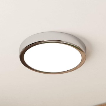 Eglo - LED Plafonjera za kupatilo LED/17W/230V IP44 krom
