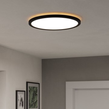 Eglo - LED Plafonjera za kupatilo LED/18,5W/230V 2700K/4000K/6500K pr. 38,9 cm IP44 crno