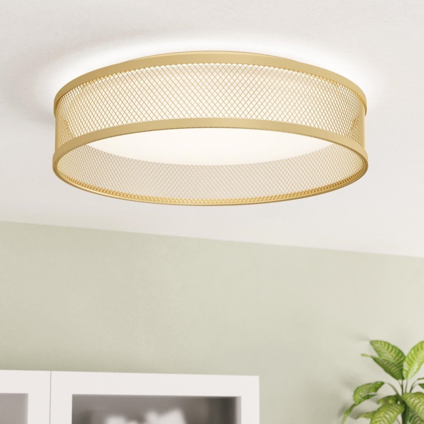 Eglo - LED plafonska svetiljka LED/20W/230V zlatna