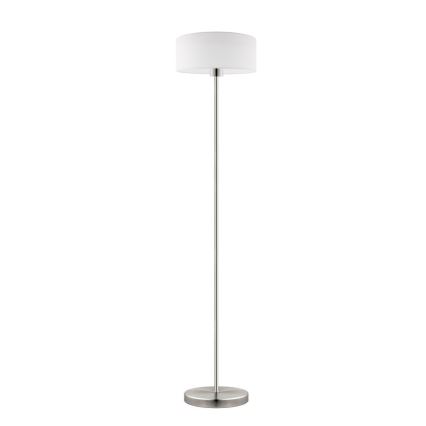 Eglo - LED  Podna lampa TUNJA 1xE27/60W/230V mat krom/bela