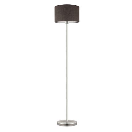 Eglo - LED  Podna lampa TUNJA 1xE27/60W/230V mat krom/braon