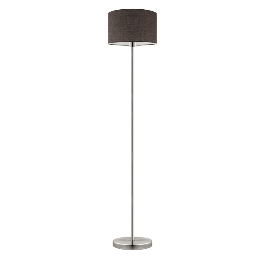 Eglo - LED  Podna lampa TUNJA 1xE27/60W/230V mat krom/braon