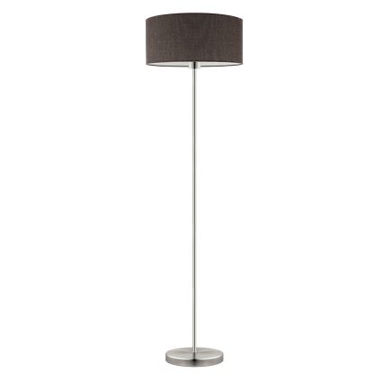 Eglo - LED  Podna lampa TUNJA 1xE27/60W/230V mat krom/braon