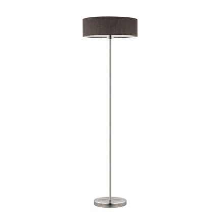 Eglo - LED  Podna lampa TUNJA 1xE27/60W/230V mat krom/braon