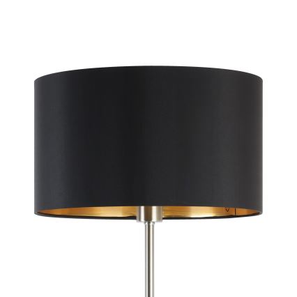 Eglo - LED  Podna lampa TUNJA 1xE27/60W/230V mat krom/crno