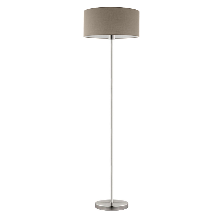 Eglo - LED  Podna lampa TUNJA 1xE27/60W/230V mat krom/taupe