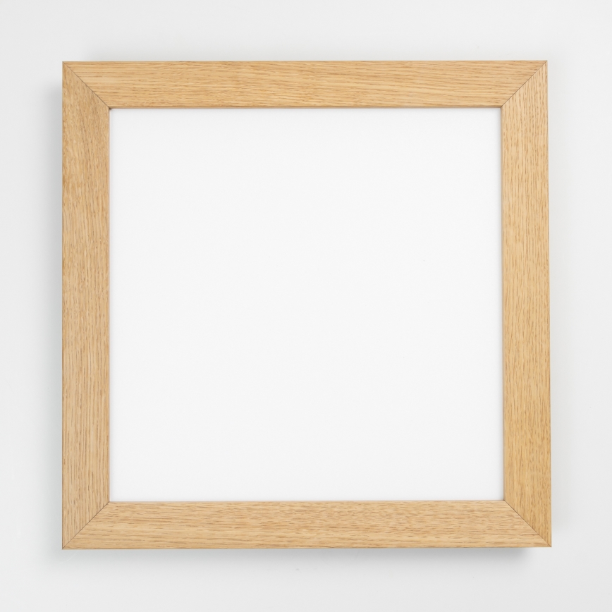 Eglo - LED Prigušivi nadgradni panel POZZALLO WOOD LED/21W/230V 2700-6500K 49,5x49,5 cm braon + Daljinski upravljač