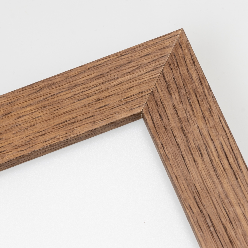 Eglo - LED Prigušivi nadgradni panel POZZALLO WOOD LED/21W/230V 2700-6500K 49,5x49,5 cm tamno braon + Daljinski upravljač