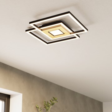 Eglo - LED Prigušiva plafonjera 2xLED/17W/230V +1xLED/4,2W 2700-6500K + Daljinski upravljač