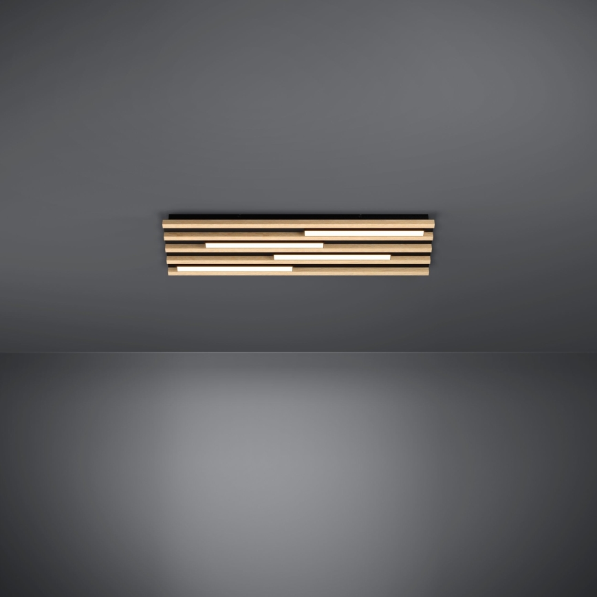 Eglo - LED Prigušiva plafonjera 4xLED/9W/230V 3000K 22x78 cm braon