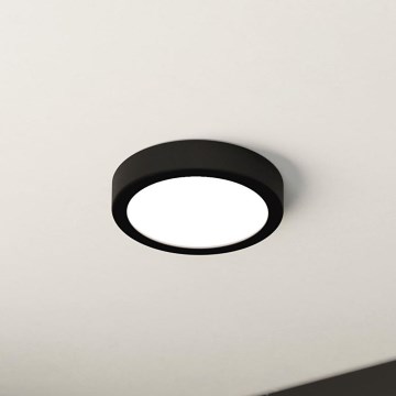 Eglo - LED Prigušiva plafonjera LED/11W/230V crno