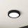 Eglo - LED Prigušiva plafonjera LED/11W/230V crno