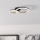 Eglo - LED Prigušiva plafonjera LED/12W/230V 4000K crno/zlatna