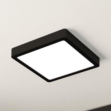 Eglo - LED Prigušiva plafonjera LED/17W/230V crno