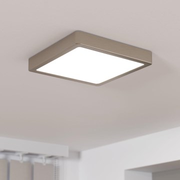 Eglo - LED Prigušiva plafonjera LED/17W/230V krom