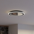 Eglo - LED Prigušiva plafonjera LED/20W/230V 2700-6500K crno + Daljinski upravljač