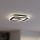 Eglo - LED Prigušiva plafonjera LED/20W/230V 2700-6500K crno + Daljinski upravljač