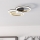 Eglo - LED Prigušiva plafonjera LED/20W/230V 4000K crno/zlatna