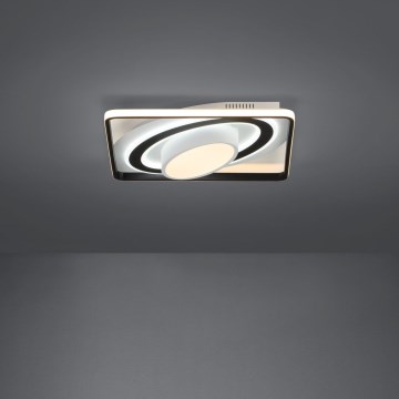 Eglo - LED Prigušiva plafonjera LED/21,5W/230V + LED/10,5W + LED/3W 3000-6500K crno + Daljinski upravljač