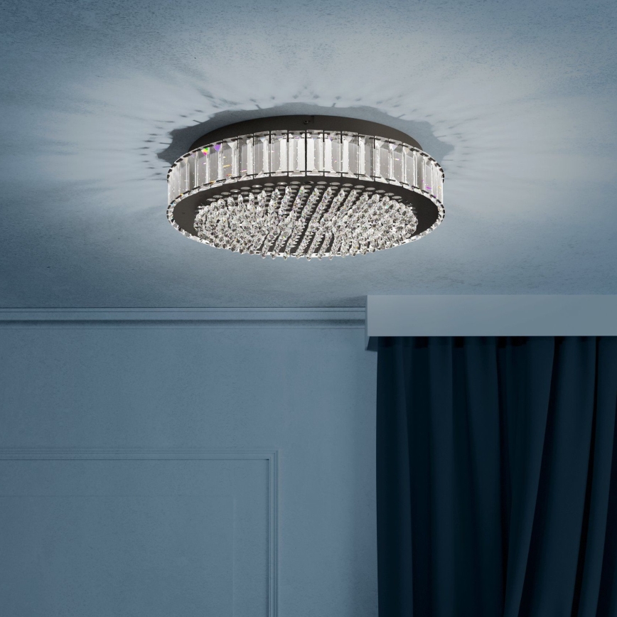 Eglo - LED Prigušiva plafonjera LED/23,5W/230V 4000K crno