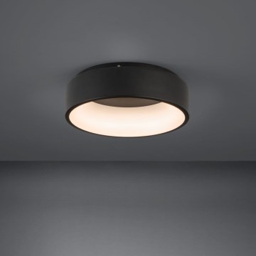 Eglo - LED Prigušiva plafonjera LED/25,5W/230V 3000K crno