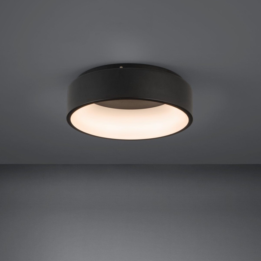 Eglo - LED Prigušiva plafonjera LED/25,5W/230V 3000K crno