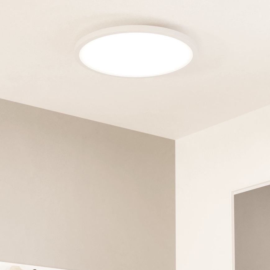 Eglo - LED Prigušiva plafonjera LED/33,5W/230V pr. 45 cm bela