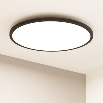 Eglo - LED Prigušiva plafonjera LED/41W/230V pr. 60 cm crno
