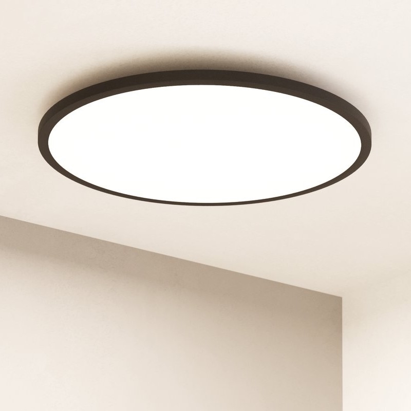 Eglo - LED Prigušiva plafonjera LED/41W/230V pr. 60 cm crno