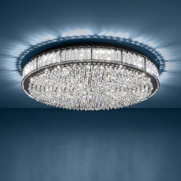 Eglo - LED Prigušiva plafonjera LED/52,4W/230V 4000K crno