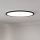 Eglo - LED Prigušiva plafonjera za kupatilo LED/16,8W/230V 2700-6500K pr. 50 cm IP44 crno + Daljinski upravljač