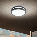 Eglo - LED Prigušiva plafonjera za kupatilo LOCANA-C LED/14W/230V Bluetooth IP44 antracit
