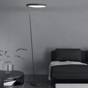 Eglo - LED Prigušiva podna lampa LED/23W/230V 3000K crno