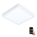 Eglo - LED prigušiva stropna svetiljka za kupatilo LED/16,5W/230V 2700-6500K IP44 ZigBee 21x21 cm