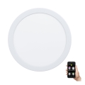 Eglo - LED Prigušiva ugradbena lampa za kupatilo LED/16,5W/230V IP44 ZigBee