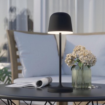 Eglo - LED Prigušiva vanjska punjiva lampa LED/2,2W/5V 1800 mAh crno IP54