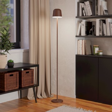 Eglo - LED Prigušiva vanjska punjiva stojeća lampa LED/4,3W/230V 2400/3000/4000K IP54 braon