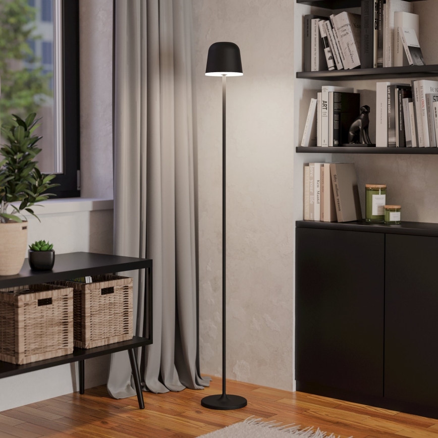 Eglo - LED Prigušiva vanjska punjiva stojeća lampa LED/4,3W/5V 2400/3000/4000K IP54 crno