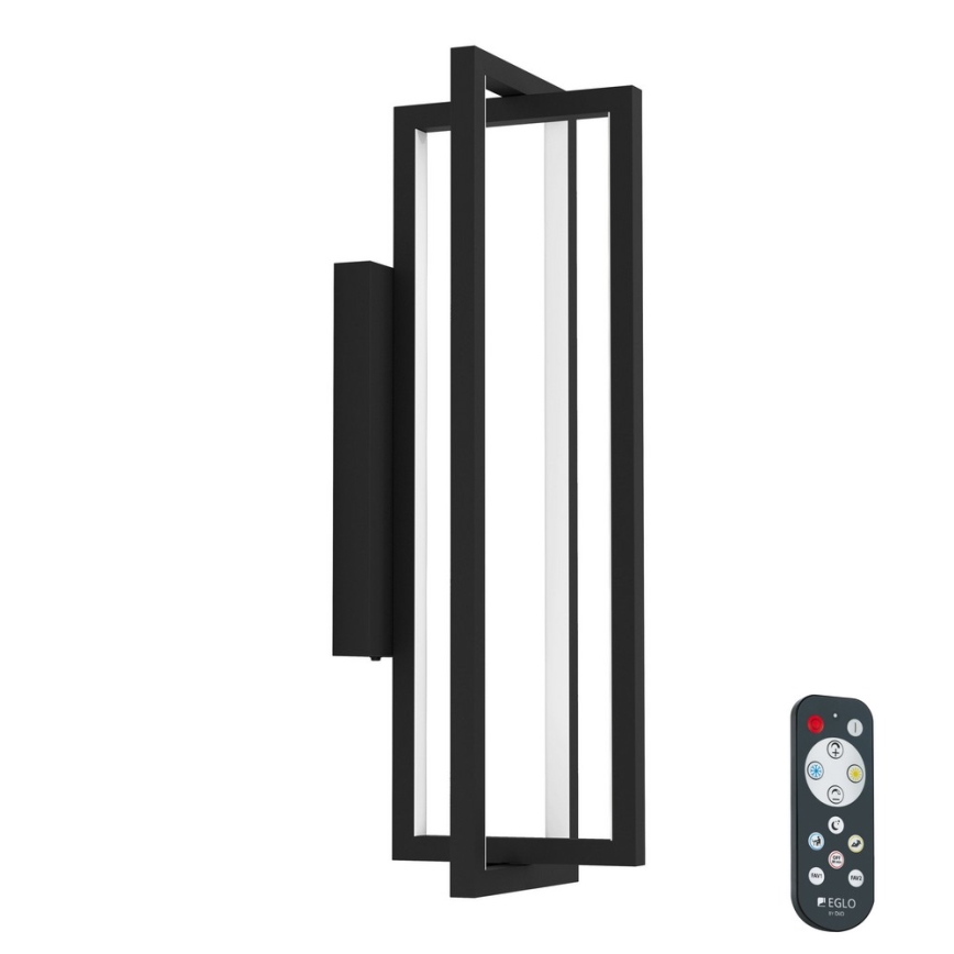 Eglo - LED prigušiva zidna svetiljka LED/15,5W/230V + daljinski upravljač